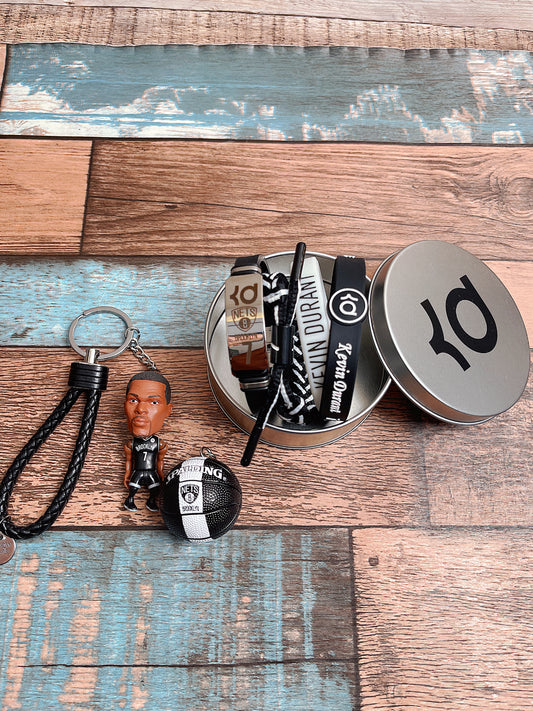 KD Bundle|Player Keychain+Basketball keychain+Four Bracelets|