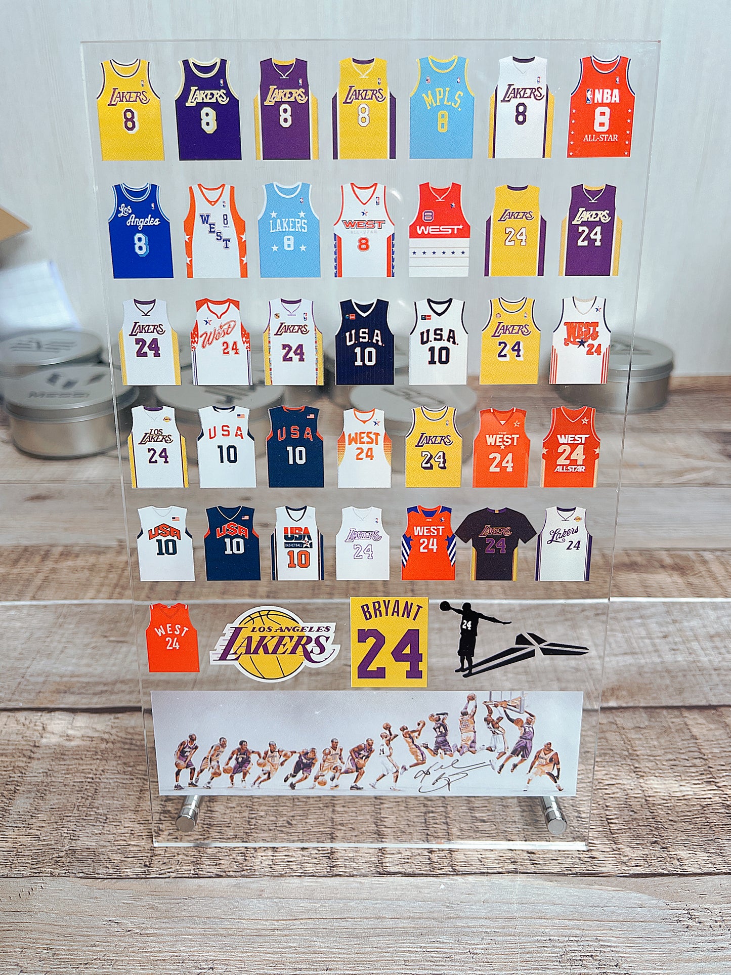 Kobe Bundles|Jersey Collection Picture+Champion Ring+Player Keychain+Jerseykeychain+Basketball keychain+Shoekeychain+Four Bracelets+PhoneCase