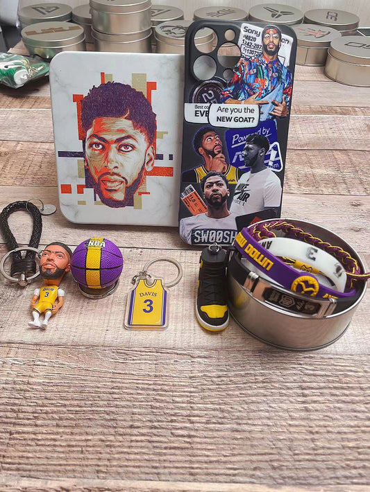Davis Bundles|Player Keychain+Jerseykeychain+Basketball keychain+Shoekeychain+Four Bracelets+PhoneCase